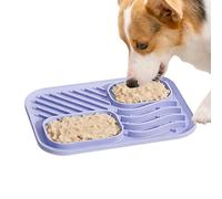 Dog Licking Mat - Slow Silicone, Slow Feed Licking Pad with | for Feeding Treats Training Enrichment of Puppies and Cats at Home