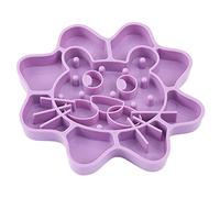 Dog Licking Pad Flower Shaped Slow Feeder Mat For Puzzle Feeders Pet Calming & For Food & Yog Dog Lick Licking Pad Mat Treat For For Small Big Dogs For Crate Slow