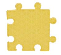 Dog Licking Pad, Slow Feeding Mat, Yellow, 9.1 x 9.1 Inch - Anxiety Relief, Food Grade Silicone, Suitable for Dogs and Cats (Yellow)