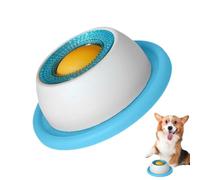 Dog Licking Toy - 4.92x4.92x1.77 Inch Interactive Pet Treat Pump for Puppy Training, Enrichment with Slow Feeder Function, Food Dispenser for Cat Feeding, Crate Accessory, Sturdy Silicone, Easy Clean