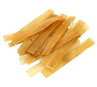 Dog Life Flats Rawhide, 6.5-Inch, 100-Count