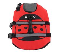 Dog Life Jacket,Adjustable High Buoyancy Life Jacket with Reflective Strip,High Visibility Life Vests for Pugs Boxers Basset Hounds (M)