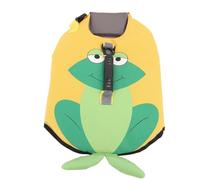 DOG LIFE JACKET ADJUSTABLE REFLECTIVE OXFORD FABRIC TEAR RESISTANT SWIMMING SAFETY VEST FOR BOATING BEACH (Frog S)