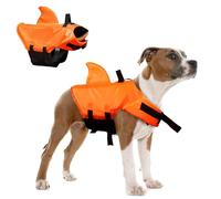 Dog Life Jacket, Darryy Dog Life Jacket, Dog Swimming Costume (Orange, S)