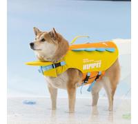 Dog Life Jacket, Dogs Floats, Dog Life Jacket for Small Dogs, with Handle, Buoyancy Swim Vest, Adjustable Elastic pet Life Jacket, for Swimming and Boating Outdoor Adventures,XS