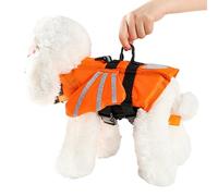 Dog Life Jacket | Float with High Buoyancy | Adjustable Floating Jacket with Visibility for Puppies Swimming Pool Beach Outdoor Animals