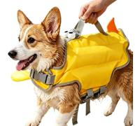 Dog Life Jacket Floating Water Jacket with Buoyancy and Rescue | Puppy small medium pets, pool, lake, river, summer, swimming games