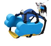 Dog Life Jacket - Polyester Adjustable | Pet Float Vest with Rescue Handle, Safety for Swimming, Boating Use | Dog Life Jacket for Beach Trips, Bum