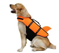 Dog Life Jacket, ripstops Breathable Dog Swimming Vest with Handle, Doggy Float Vest lifejackets, Enhanced Buoyancy & Visibility, for Small Puppy Large Dogss, Orange