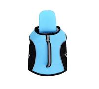 Dog Life Jacket, Safety Vest with High Buoyancy and Rescue Handle, Lightweight Adjustable Life Jacket for Small and Medium Dogs (Blue, S)