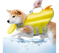 Dog Life Jacket Vest,Dog Swimsuit High Buoyancy Lifesaver - Quick-Drying, Big Eyes Design Flotation Suit for Small Medium Large Dogs