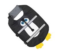 Dog Life Jacket with Reflective Strips, High Buoyancy for Medium Large Dogs, Easy Slip On and Off, Handle and D-Ring Hook, Sturdy Tape and Bright Colors, Oxford Cloth, Medium Size
