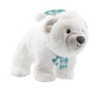 Dog Life Parker Polar Bear - 30cm Plush Christmas Dog Toy Soft Squeaky Festive Gift for Medium & Large Dogs