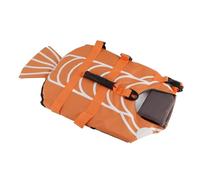 Dog Life Preserver, Easy to Wear and Out of the Ergonomic Mango Dial Hook D of the Adjustable Waist Waist Belt Flotation the Polyester Dog for Water Sports (L)