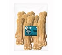 Dog Life Pressed Bones Rawhide, 8.5-Inch, 10-Count