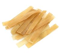 DOG LIFE RAWHIDE FLATS 6.5" - Single Long-Lasting Natural Chew for Dogs - Satisfies Chewing Instinct - Supports Dental Health - Ideal for Medium and Large Breeds - Protein-Rich Treat for Daily Use