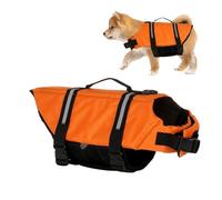 Dog Life Vest | Dog Water Vest, Reflection Coat Shirt Coat Breathing Clothes Reflective Suit Trolley Suit for Swimming Pool Kayak Rafting Lake