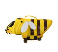 Dog Life Vest, Mesh Swimsuit, Adjustable Waterproof Lifejackets, Quick-Release Buckle and Top Handle, Reflective Safety Design for Small to Large Dogs, Ideal for Swimming, Boating, Yellow Green