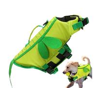 Dog Life Vest, Waterproof Dog Lifejacket, Adjustable Dog Swimsuit, Life Vest, Pet Life Preserver Handle Quick-release Buckle Vest Fashionable Dog Jacket Dog Swimming Vest Life Vest
