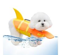 Dog Life Vest with Adjustable High Buoyancy Handle