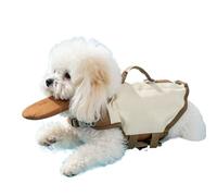 Dog Life Vests for Boating,50N Buoyancy Adjustable Quick-Drying | Pet Lifesaver Coat with Handle,for Puppy Water Sports Boating Pool Lake Sea River Beach