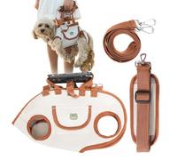 Dog Lift, Full Body Dog Sling Harness, Adjustable Pet Vest Carrier, Comfortable Design, Perfect for Small Puppies Kittens Cats Walking Travel Picnic Beach Camping Cycling