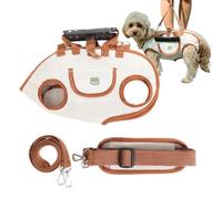 Dog Lift, Full Body Sling Harness, Adjustable Pet Carrier, Puppy Kitten Vest, Outdoor Travel Gear for Walking Picnic Beach Camping Cycling Road Trip Small Dogs and Cats, Small, Medium, Large
