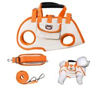 Dog Lift Harness, Breathable Dog Shoulder Carriers Adjustable Pets Carrier Harness with Small Treat Bag for Dogs Cats