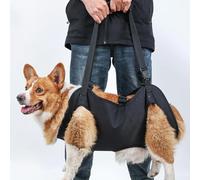 Dog Lift Harness Emergency Backpack Pet Legs Support Rehabilitation Dog Sling Carrier Adjustable Lifting Straps Dogs Carrier for Senior Elderly Dogs Joint Injuries Arthritis (S)