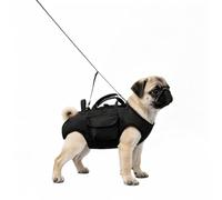 Dog Lift Harness for Senior Dogs, Full-Body Support, Dual-Shoulder Carry, M | senior dog mobility aid, breathable Oxford mesh, quick-adjust safety buckles, hands-free walks, post-surgery recovery