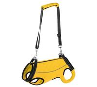Dog Lift Harness, Mobility Aid Support, Yellow, Yellow, M | Polyester, Metal, Dog Mobility Aid, Rehabilitation Support, Can Be Pulled, Carried, Or Lifted, For Recovery, For Back Legs