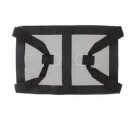 Dog Lifting Harness Breathable Mesh Weighing Sling for Cats | Nylon Build, Two Handle Design, Washable Mesh Centre, Black Finish, Home or Shelter Use