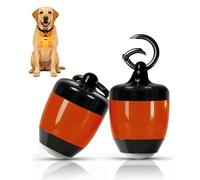 Dog Light for Night Walking, 3 Modes 360° Visible Dog Collar Light with Durable Mental Ring, IP65 Waterproof Rechargeable Clip On Safety Light for Dog Harness, Cycling, Running & Camping