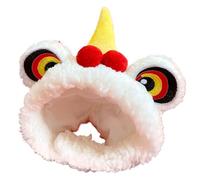Dog Lion Dance Hat - Chinese Festival Costume Headgear | Funny Dress-Up Hat for Cats & Dogs