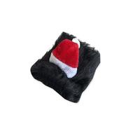 Dog Lions Wigs Christmas Hat With Beard Pet Costume Celebration Comfortable Pet Party Hat