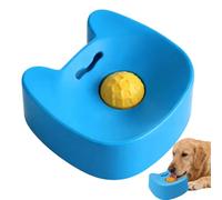 Dog Liquid Lick Bowl, Slow Feeding Ball, Enrichment Feeder with Design, Interactive Mealtime Training Tool, Kitchen Home Apartment Accessory, Living Room Dining Area Behavior Management Use