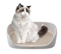 Dog Litter Box - Potty Training Solution, Pee Pad Holder | Anti Splash Pee Dogs Pad Holder, Convenient Pet Waste Containment System, Small Dog Litter Box for Puppies and Small Dogs, Pp
