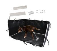 Dog Litter Box - Puppy Potty Tray High Wall Splash Guard Design - Pee Pad Holder Leak Resistant Floor Protection Indoor Toilet Training Tray | for Small Medium Dogs Corgi French Bulldog