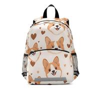 Dog Love Pattern Kids Backpack for Toddlers, Kid's Backpack for Boys Girls, Kindergarten Preschool Nursery Travel Bag
