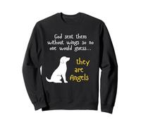 Dog Lover Angel Design Faithful Pet Tribute Gift Sweatshirt