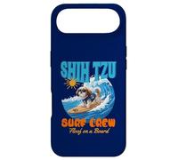 Dog Lover Cute Shih Tzu Surf Crew Surfing Floof on Board Case for iPhone Air