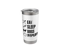 Dog Lover Daily Routine Whelp Stainless Steel Insulated Tumbler