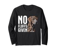Dog Lover Dog Enthusiast Pet No Fluffs Plott Hound Long Sleeve T-Shirt
