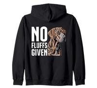Dog Lover Dog Enthusiast Pet No Fluffs Plott Hound Zip Hoodie