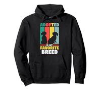 Dog Lover | Dog Rescuer | Adopted Is My Favorite Breed Pullover Hoodie