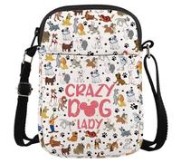 Dog Lover Gift Kingdom Dogs Group Collage Gift Crazy Dog Lady Dogs Print Travel Bag Pet Puppy Owner Gift (Dog Lady CR EU)