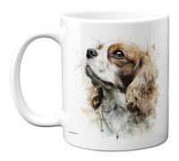 Dog Lover Gifts - Cavalier King Charles Spaniel Mug - Novelty Gifts for Friend Family from Relative Friend, Dog Owner Birthday Presents, Fun Bday Presents, 11oz Ceramic Dishwasher Safe Premium Mugs