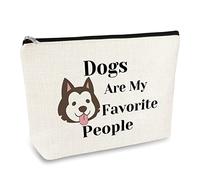 Dog Lover Gifts for Women Makeup Bags Dog Mom Travel Cosmetic Bag Gift Dog Owner Gifts for Her Animal Lover Gifts Best Friend Sister Aunt Mom Girlfriend Wife Birthday Christmas Mother's Day Gift