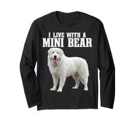Dog Lover I Live with A Mini Bear Great Pyrenees Long Sleeve T-Shirt