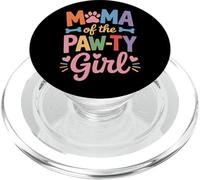 Dog Lover Mama Of The Pawty Girl Cute Mom Pride PopSockets PopGrip for MagSafe